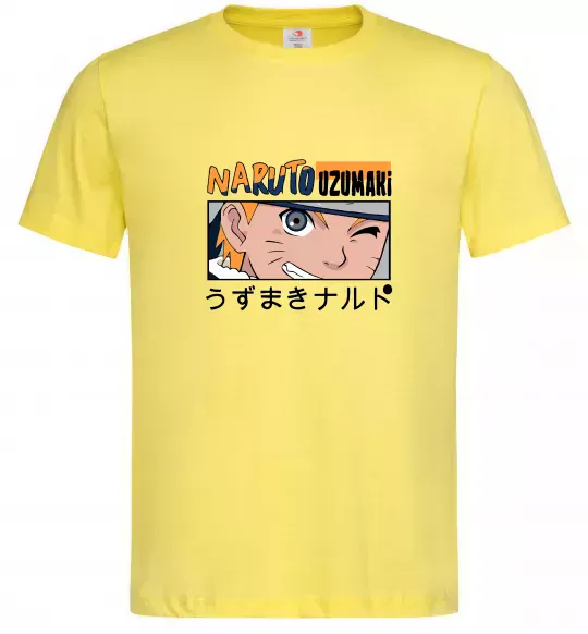 Мужская футболка Naruto Uzumaki Лимонный фото