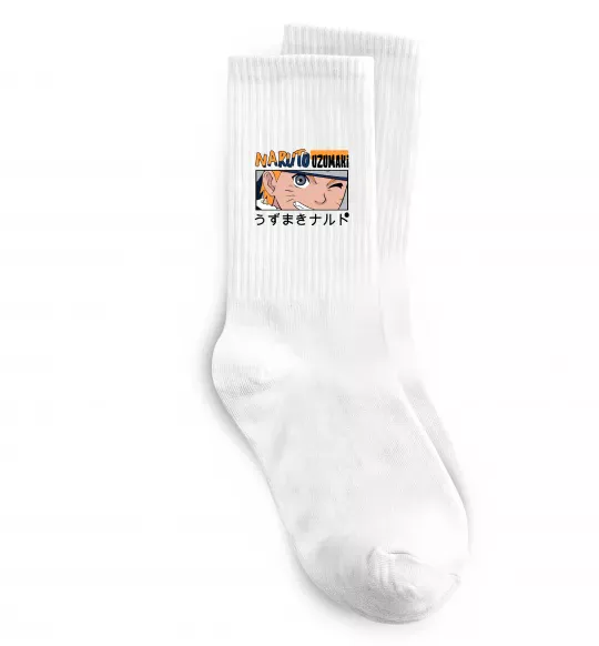 Носки Naruto Uzumaki Белый фото