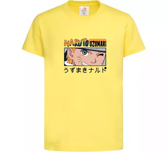 Детская футболка Naruto Uzumaki Лимонный фото