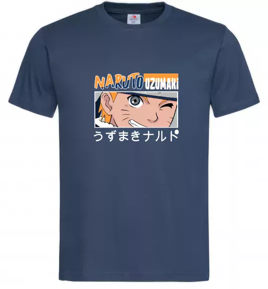 Мужская футболка Naruto Uzumaki Темно-синий фото