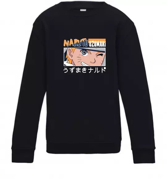 Дитячий світшот Naruto Uzumaki Чорний фото