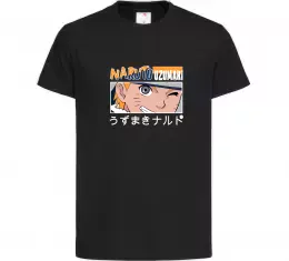 Детская футболка Naruto Uzumaki Черный фото