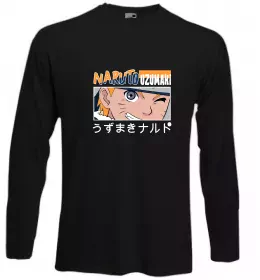 Лонгслив Naruto Uzumaki Черный фото