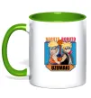 Чашка с цветной ручкой Naruto Boruto Uzumaki Лаймовый Чашка с цветной ручкой Naruto Boruto Uzumaki Лаймовый фото