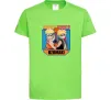 Детская футболка Naruto Boruto Uzumaki Лаймовый фото