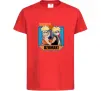 Детская футболка Naruto Boruto Uzumaki Красный фото