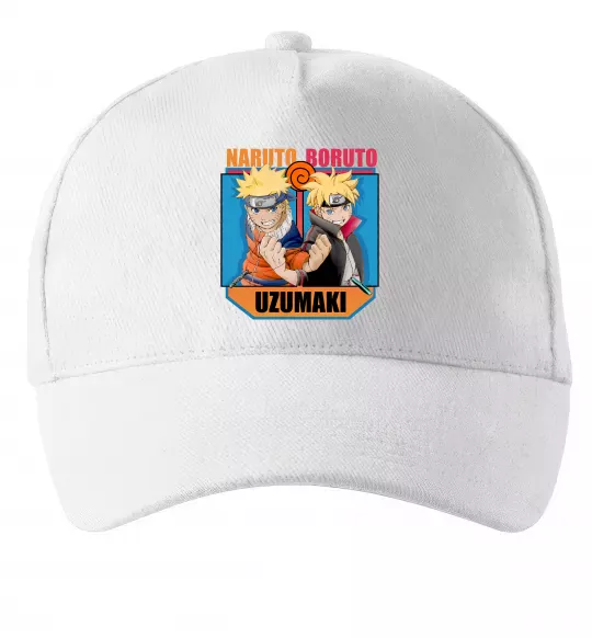 Кепка Naruto Boruto Uzumaki Белый фото
