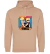 Жіноча толстовка (худі) Naruto Boruto Uzumaki Пісочний фото