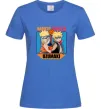 Жіноча футболка Naruto Boruto Uzumaki Яскраво-синій Жіноча футболка Naruto Boruto Uzumaki Яскраво-синій фото