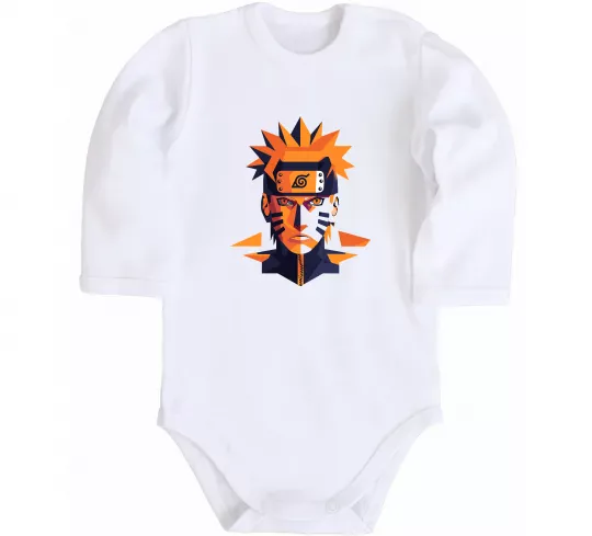 Дитячий бодік Naruto art Білий фото