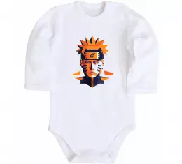 Детский боди Naruto art Белый фото