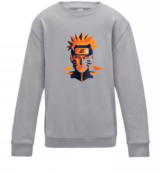 Дитячий світшот Naruto art Сірий меланж фото