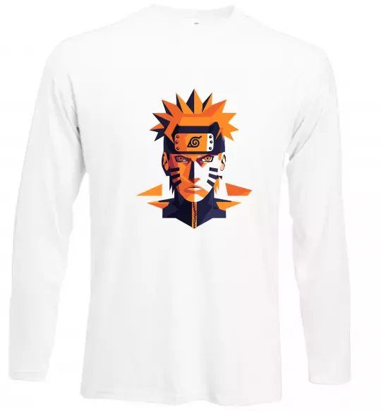 Лонгслів Naruto art Білий фото