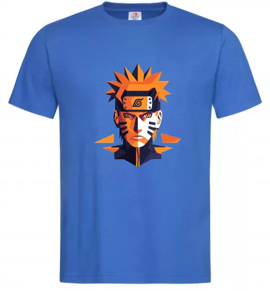 Мужская футболка Naruto art Ярко-синий фото