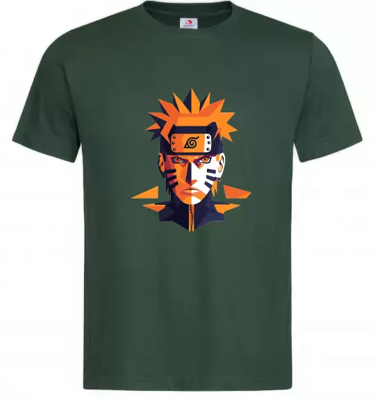 Мужская футболка Naruto art Темно-зеленый фото