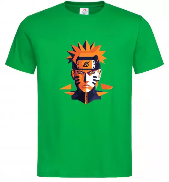 Мужская футболка Naruto art Зеленый фото