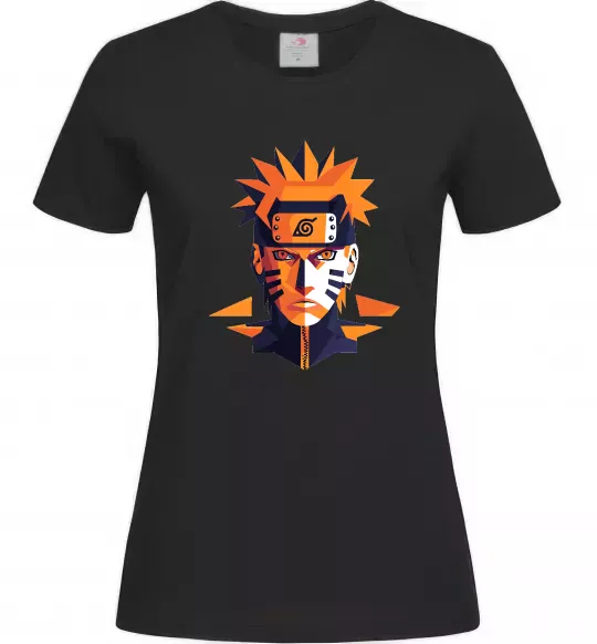 Жіноча футболка Naruto art Чорний фото