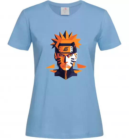 Жіноча футболка Naruto art Блакитний фото