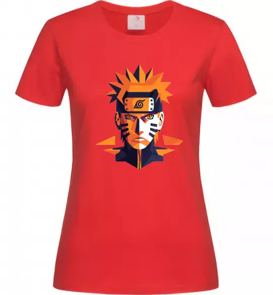 Жіноча футболка Naruto art Червоний фото