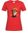 Жіноча футболка Naruto art Червоний фото