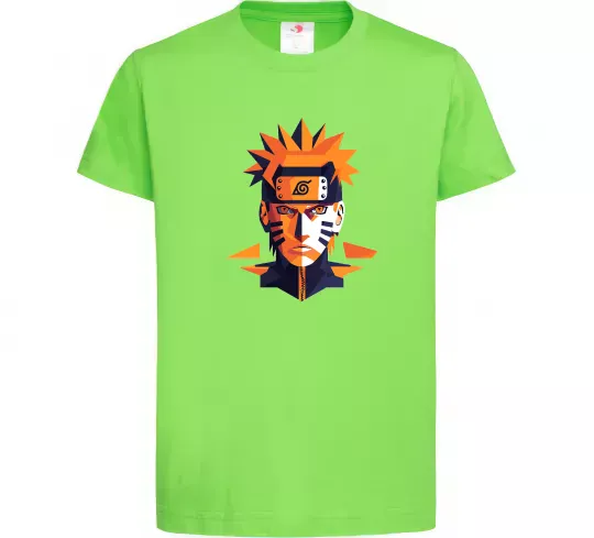 Дитяча футболка Naruto art Лаймовий фото