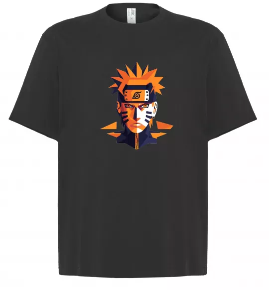 Футболка Оверсайз Naruto art Чорний фото