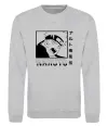 Свитшот Naruto чорно-білий Серый меланж фото