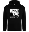 Жіноча толстовка (худі) Naruto чорно-білий Чорний Жіноча толстовка (худі) Naruto чорно-білий Чорний фото