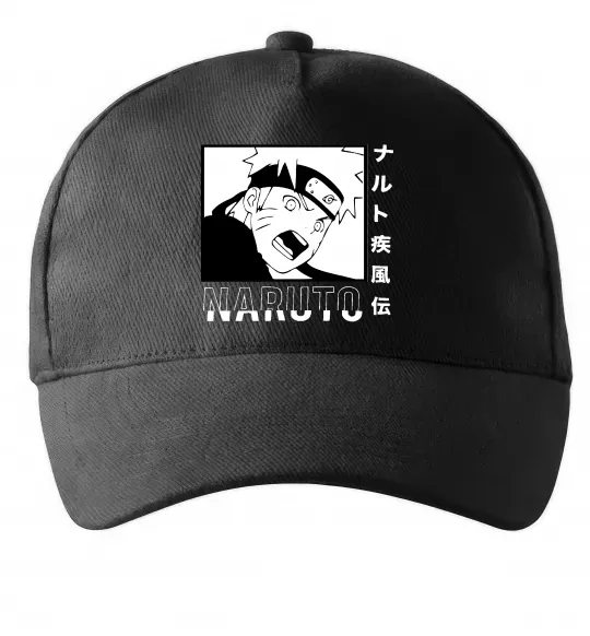 Кепка Naruto чорно-білий Чорний фото