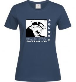 Жіноча футболка Naruto чорно-білий