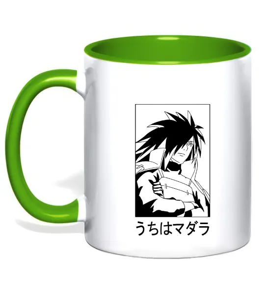 Чашка с цветной ручкой Madara Лаймовый фото