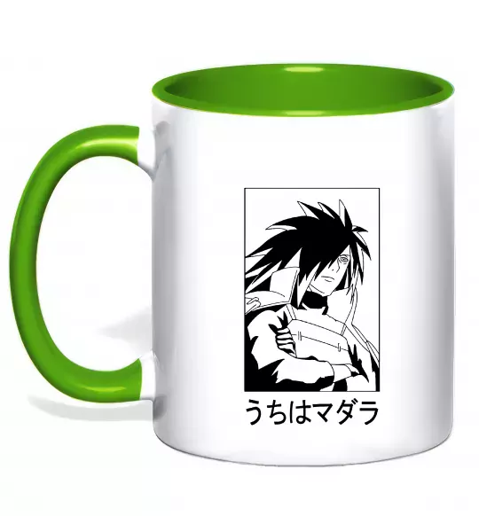 Чашка с цветной ручкой Madara Зеленый фото