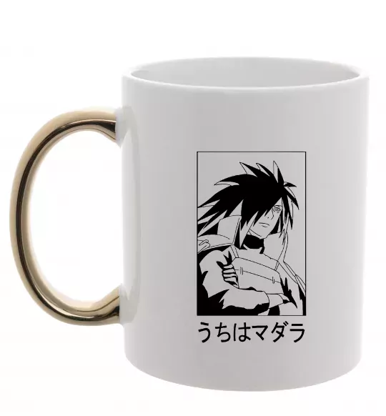 Чашка с цветной ручкой Madara Золото фото