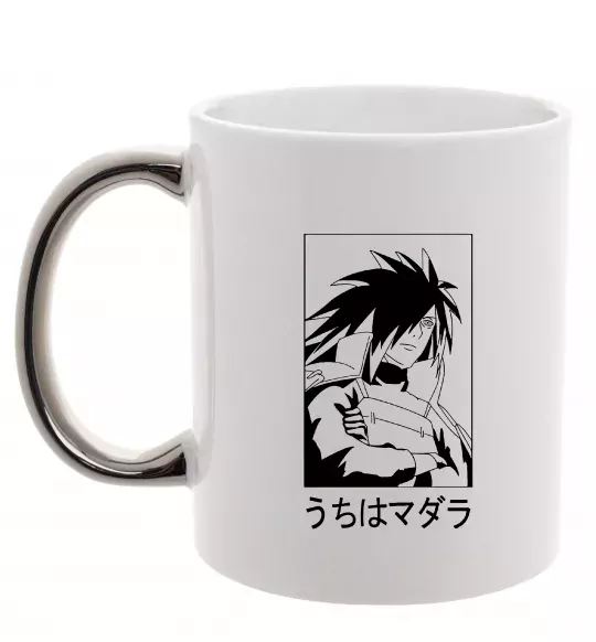 Чашка с цветной ручкой Madara Серебро фото