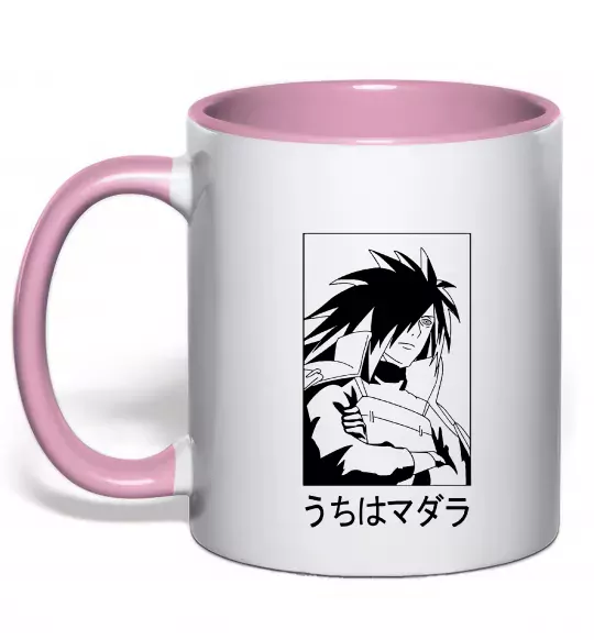 Чашка с цветной ручкой Madara Нежно розовый фото