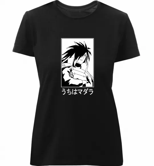 Жіноча преміум футболка Madara Чорний фото