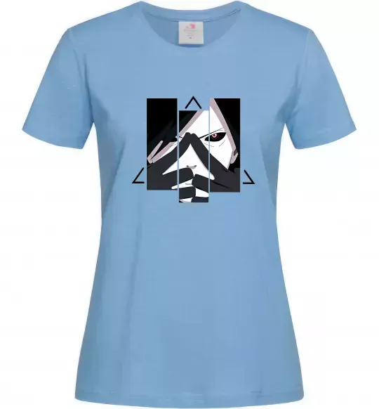 Жіноча футболка Madara Uchiha Блакитний фото