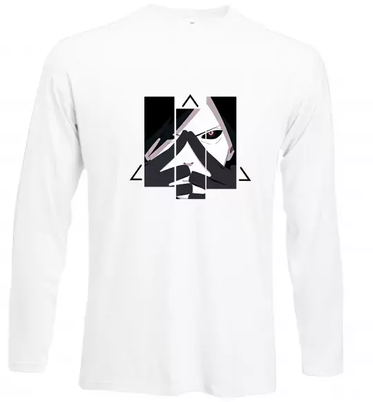 Лонгслів Madara Uchiha Білий фото