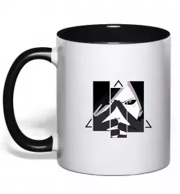 Чашка с цветной ручкой