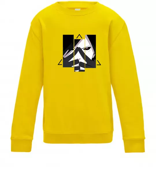 Детский Свитшот Madara Uchiha Солнечно желтый фото