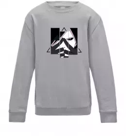 Детский Свитшот Madara Uchiha Серый меланж фото