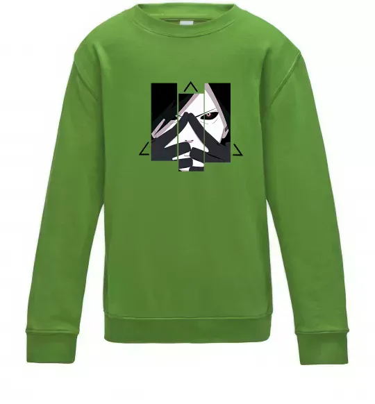 Детский Свитшот Madara Uchiha Лаймовый фото