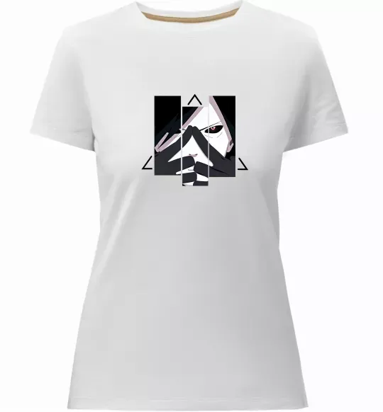 Женская премиум футболка Madara Uchiha Белый фото