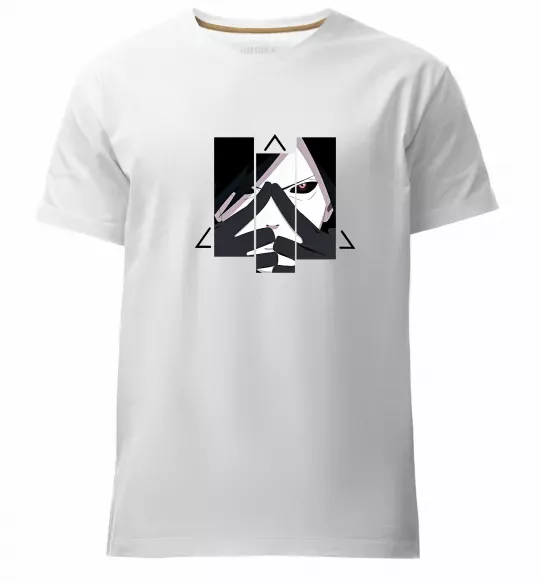 Мужская премиум футболка Madara Uchiha Белый фото