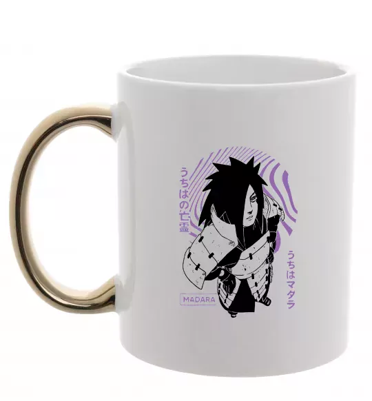 Чашка з кольоровою ручкою Madara 2 Золото фото