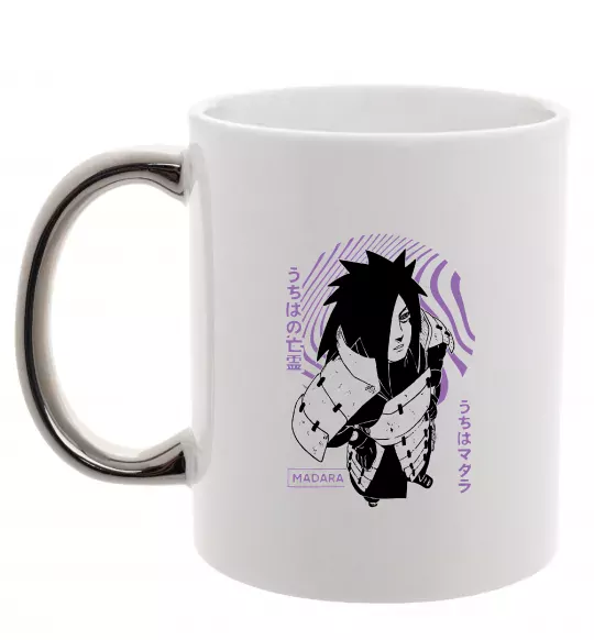 Чашка з кольоровою ручкою Madara 2 Срібло фото