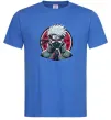 Чоловіча футболка Какаші Наруто Яскраво-синій фото