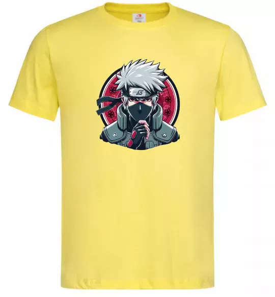 Чоловіча футболка Какаші Наруто Лимонний фото