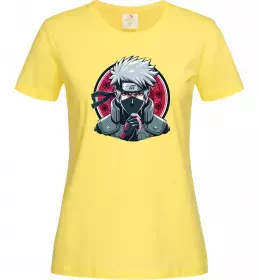 Жіноча футболка Какаші Наруто Лимонний фото