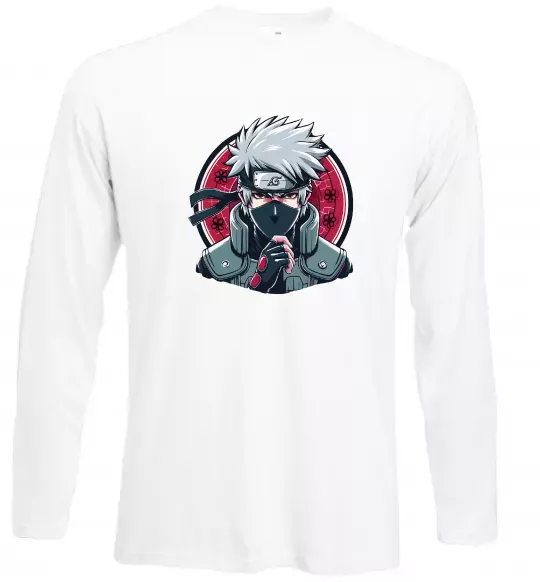 Лонгслів Какаші Наруто Білий фото